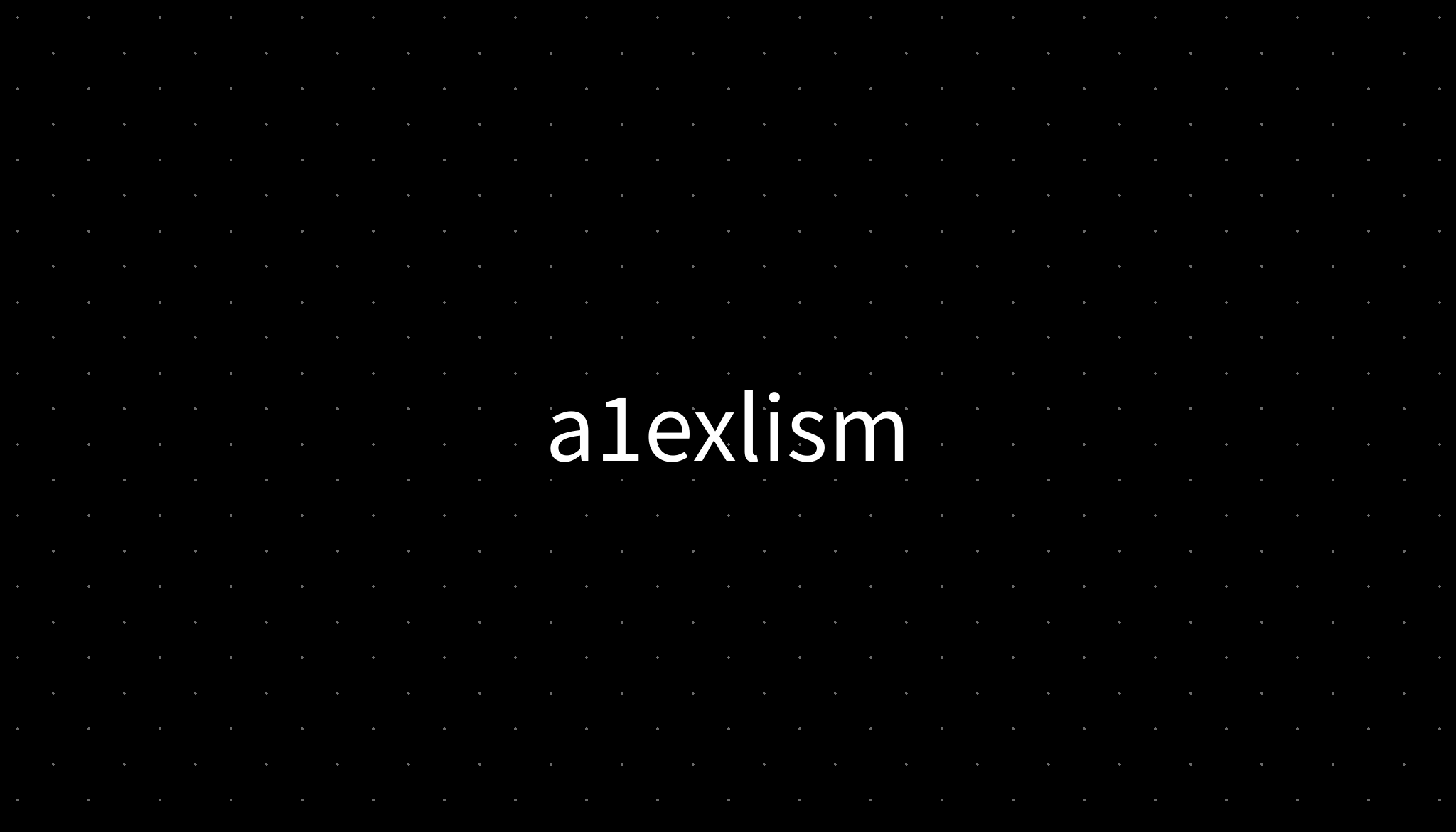 A1exlism